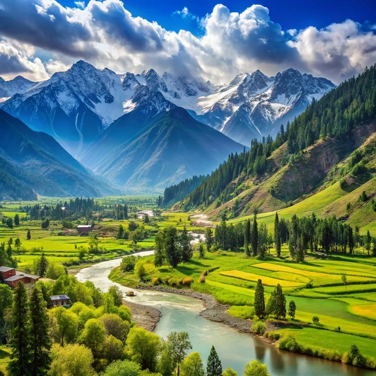 Kashmir Pahalgam view